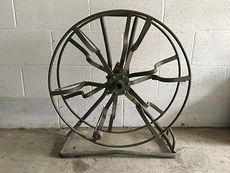 1940s Wire Spool Wheel Reel by General Machine Industrial 183570 #Uvpe1MHunGk