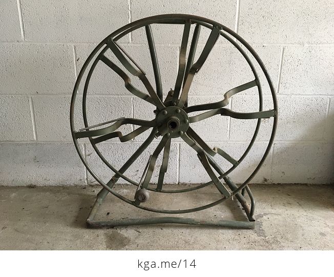 1940s Wire Spool Wheel Reel by General Machine Industrial 183570 - #Uvpe1MHunGk-1