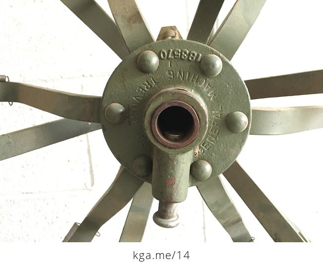 1940s Wire Spool Wheel Reel by General Machine Industrial 183570 - #Uvpe1MHunGk-3