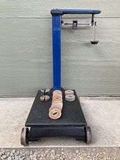 Antique Fairbanks Morse 1124 Portable Platform Scale 1000 Pound Limit #6hBOBvH15zw