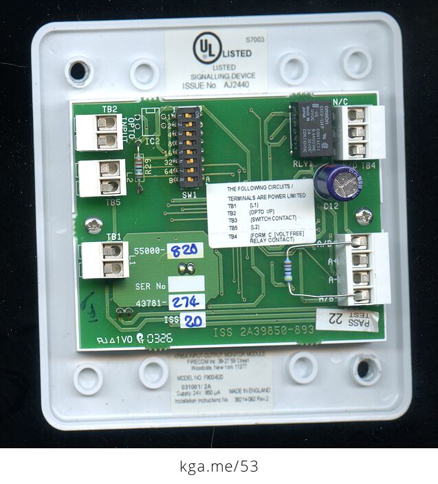 Firecom Xp95a Input Output Switch Monitor Module - #OCnphc9kKH4-2