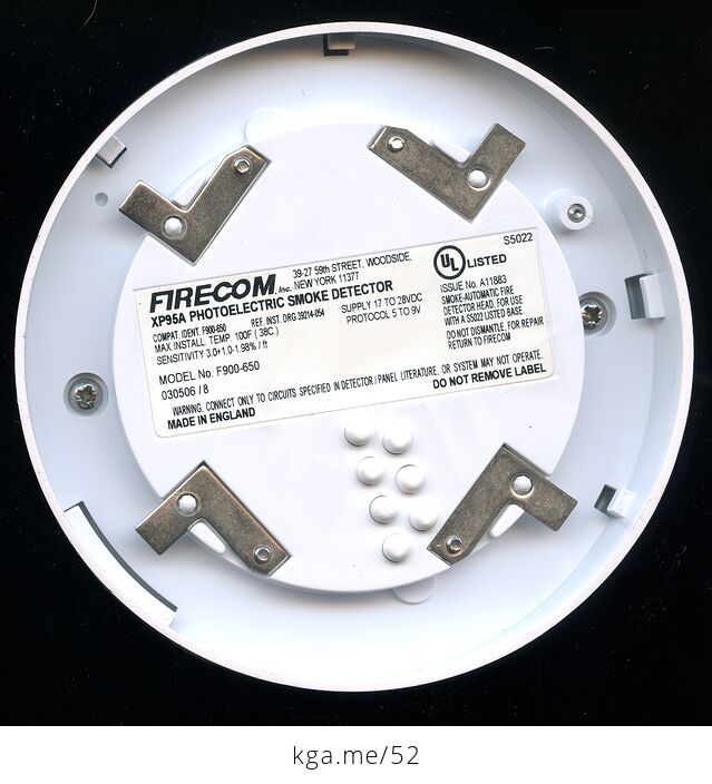 Firecom Xp95a Photoelectric Smoke Detector and Fire Alarm - #dHvcoADjEMc-1