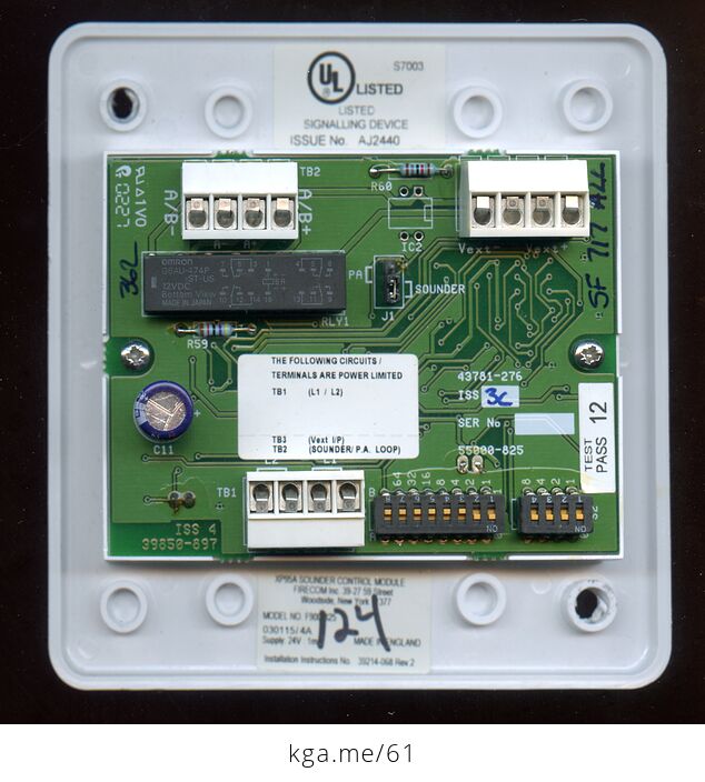 Firecom Xp95a Sounder Control Module F900 825 - #270we5VGm58-1