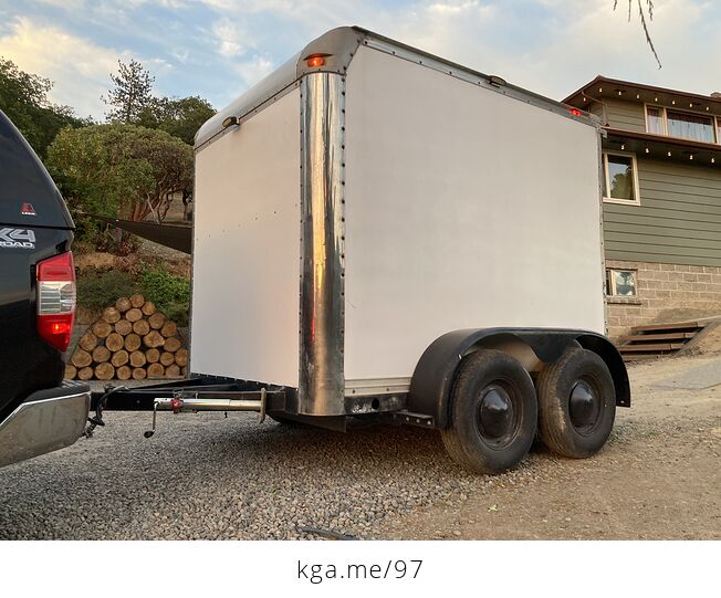 Heavy Duty Enclosed Trailer with Brakes Flood Lights Title and Registration - #4gnRPLEtBxM-15