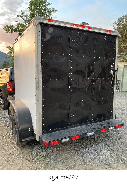Heavy Duty Enclosed Trailer with Brakes Flood Lights Title and Registration - #4gnRPLEtBxM-14