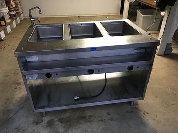 Hot Food Steam Table with 3 Sealed Wells by Randell #lhH99xhxfSw