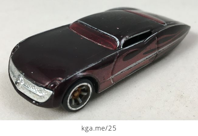 Hot Wheels Metalflake Burgundy Ford Gangster Grin with Purple Flames M3305 - #yU0OVMFfRqg-2