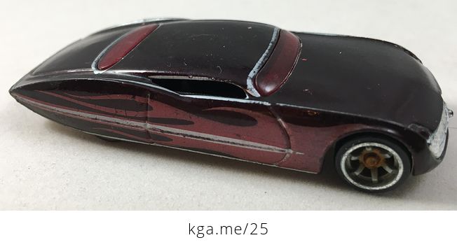 Hot Wheels Metalflake Burgundy Ford Gangster Grin with Purple Flames M3305 - #yU0OVMFfRqg-1