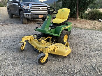Kawasaki John Deere Riding Mower F525 with 48in Front Mounted Tricycler Deck #oTFhCiHRhTw