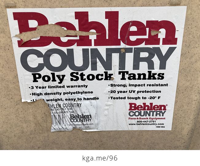Poly Stock Tank and Trough 150 Gallon Fda Food Grade Corrosion Free - #WeOy8cU27xg-3