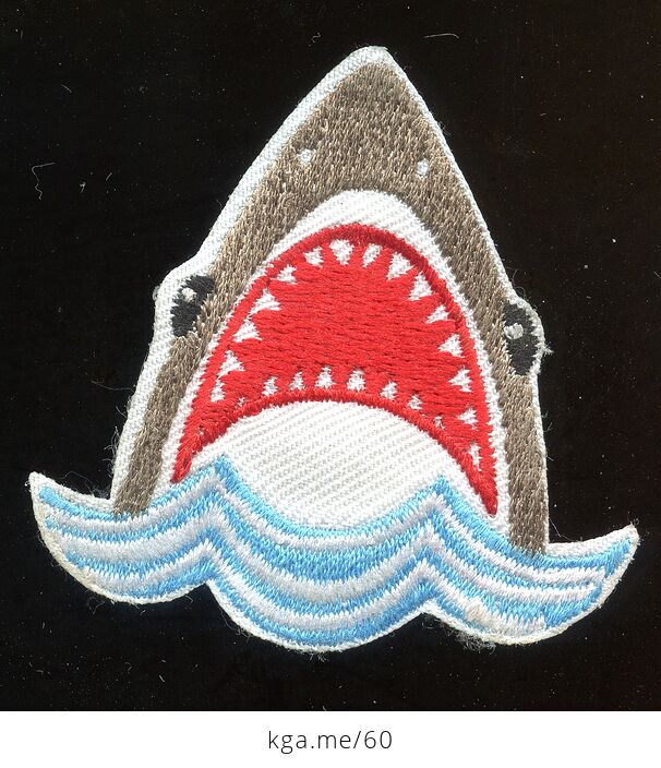 Shark Jaw Embroidery Design - #MU9gzPCKcBs-1