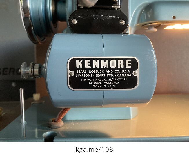 Vintage 1957 Kenmore Sewing Machine 148391 - #J3DpmUR06ZM-4