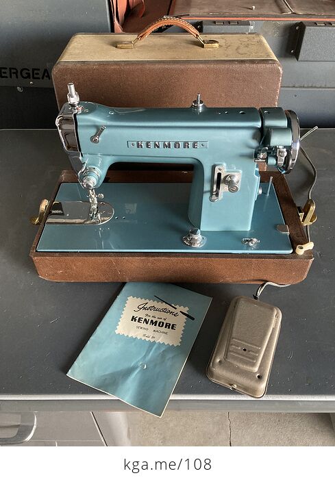 Vintage 1957 Kenmore Sewing Machine 148391 - #J3DpmUR06ZM-1
