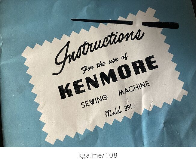 Vintage 1957 Kenmore Sewing Machine 148391 - #J3DpmUR06ZM-6