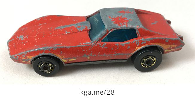 Vintage 1975 Hot Wheels Corvette Stingray with Gold Rims - #7Be2w8Hq4q0-5